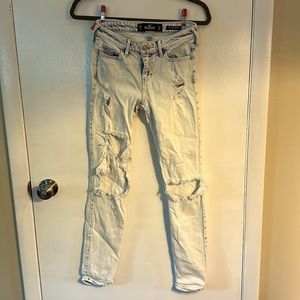 Hollister low rise skinny jeans size 0